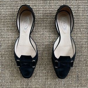 Tod’s Black Jutta Moc.Dorsai Access sz 8 1/2